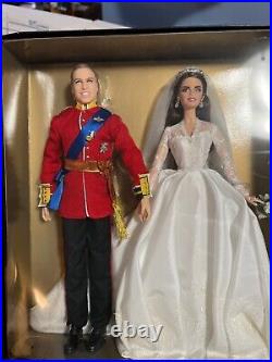 Mattel Barbie Prince William Kate Middleton Royal Wedding Doll W3420 NRFB