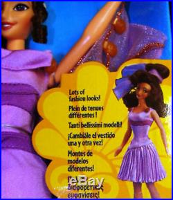 Mattel Hercules Pegasus, Fashion Secrets Megara doll, Purple Grecian gown NRFB