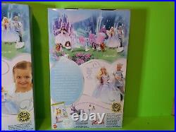 Mattel Swan Lake Themed Barbie and Ken Dolls Set B2766 B2768 NRFB's