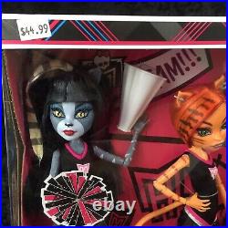 Monster High 3-PACK FEARLEADING Werecats Toralei Meowlody Purrsephone NRFB NEW