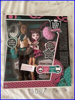 Monster High Forbitten Love Schools Out Draculaura & Clawd Wolf Pack NIB NRFB
