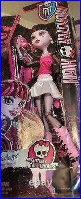 Monster High Frightfully Tall Ghouls 17 Draculaura RARE NRFB Box In Good Cond
