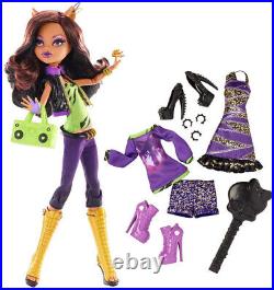 Monster High I Love Fashion Clawdeen Wolf Doll Mattel 2013 #BBR85 NRFB