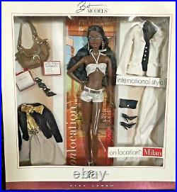 NEW Barbie Collector Best Models On Location Milan Doll AA African American 2006