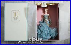 NEW NRFB 10 Years Tribute Barbie Silkstone Doll Gold Label Fashion Collection