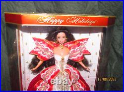 NRFB 10th Anniversary 1997 Happy Holidays Special Edition Barbie Green Eyes