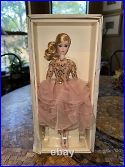 NRFB Gold Label Barbie FMC Silkstone Blush & Gold Cocktail Dress Doll 2016