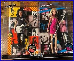 NRFB Joan Jett & Debbie Harry Barbie Dolls