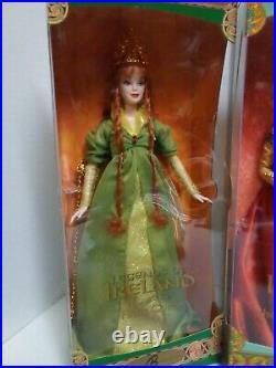 NRFB Legends of Ireland Faerie Queen Barbie, The Bard, Spellbound Lover