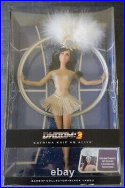 NRFB Rare 2013 Barbie Collector Black Label Mattel Dhoom 3 Katrina Kaif Doll