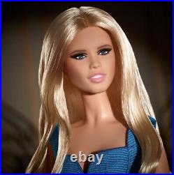 New Barbie Claudia Schiffer In Versace Platinum Sold Out Nrfb/shipper-in Hand