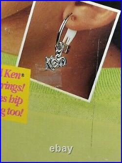 New Mattel Earring Magic Ken -gay Ken Recalled Nrfb 1992