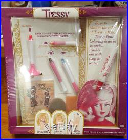 Nib1964 Vtg. Tressy Hi-fashion Cosmeticsnrfb1215make-uphair Coloringnails