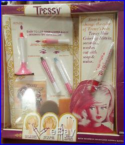 Nib1964 Vtg. Tressy Hi-fashion Cosmeticsnrfb1215make-uphair Coloringnails