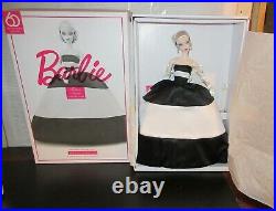 Nrfb Barbie Doll Mattel Black & White Forever Silkstone Fashion Barbie Doll Nrfb
