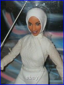 Nrfb Barbie Inspiring Women Ibtihaj Muhammad Fencing Articulated Curvy Doll