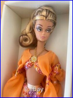 Nrfb Barbie Silkstone Palm Beach Swim Suit Doll 2009 Gold Label Mattel #r4483