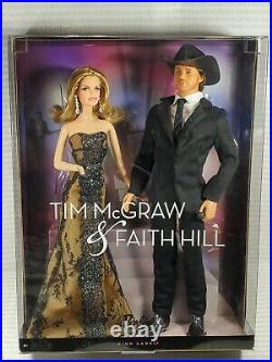 Nrfb Ken & Barbie N169 Tim Mcgraw & Faith Hill Celebrity Fashion Doll Giftset