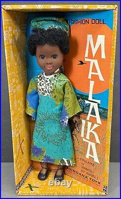 Nrfb Malaika Afro Fashion Doll By Shindana (1969)