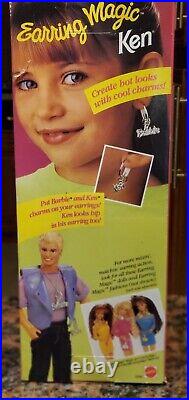 RARE 1992 Earring Magic Ken Doll #2290 in Barbie Movie/ Recalled Gay /NEW NRFB