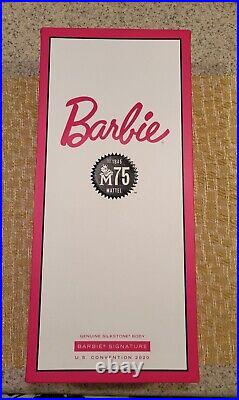 RARE Barbie Silkstone U. S. Convention 2020 75th anniv AA African American NRFB