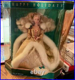 RARE FACTORY MISPRINT! Happy Holidays Special Edition 1994 BARBIE Doll NRFB