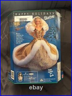 RARE FACTORY MISPRINT! Happy Holidays Special Edition 1994 BARBIE Doll NRFB/IOB