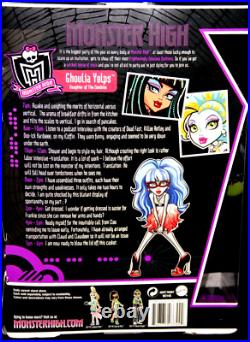 RARE MIB NRFB 2011 Monster High Ghoulia Yelps Dawn of The Dance Mattel with CD