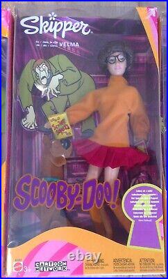 RARE SCOOBY DOO Barbie Doll Fred Shaggy Velma Daphne Ken Lot 4 NRFB