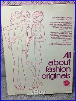 Rare Barbie Fashion Originals Mattel #9471 Pj And Cara Doll 1971 Mint Nrfb