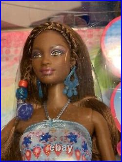 Rare Nrfb Barbie Sis Aa So In Style Kara & Sister Kiana Stylin Beads Doll