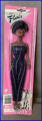 Rare Vintage Totsy Ms FLAIR African American Fashion Doll 11 1/2 NRFB
