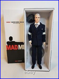 Roger Sterling Mad Men Silkstone Barbie Doll 2010 Gold Label Mattel T4549 Nrfb