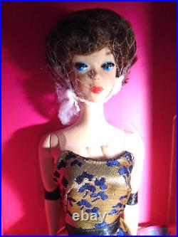 SILKSTONE! 1961 Brownette Bubble Cut Barbie Fashion Doll GXL25 NRFB! MINTY