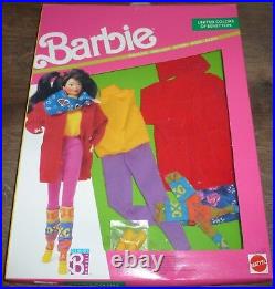 SUPER RARE BOXED MINT 1990 Vintage Benetton Barbie Doll Fashion. NRFB