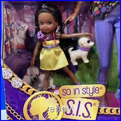 S. I. S So In Style Trichelle & Janessa Pet Fun Barbie Dolls Mattel 2012 NRFB New