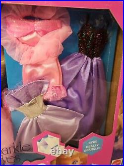Sparkle Eyes Barbie Doll Dressing Room & Fashion Set 1992 Mattel 7131 Nrfb