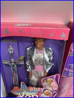 SuperStar Barbie & Ken Dolls 1988 Mattel #1604 & 1535 NRFB Sealed NIB Movie Star