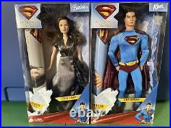 Superman and Lois Lane Barbie & Ken Doll NRFB