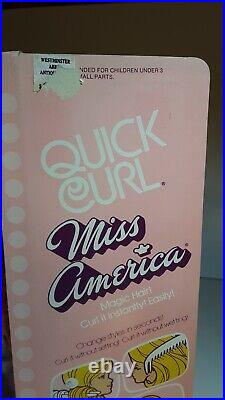 Vintage 1972 Quick Curl Miss America Steffie Face Barbie Doll #8697 NRFB Taiwan