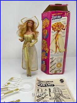 Vintage 1980 Barbie Golden Dream Barbie Superstar Era Doll #1874 Nrfb