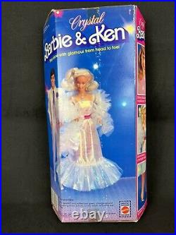 Vintage 1983 Mattel Crystal Barbie Doll 4598 She Shines With Glamour NRFB Sealed