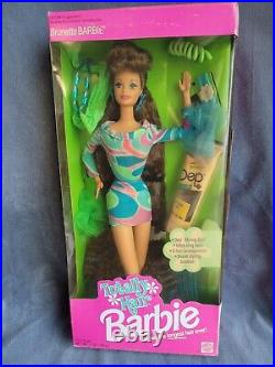 Vintage 1991 Totally Hair Teresa #1117 Brunette Barbie Doll NRFB
