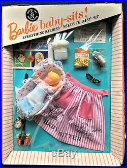 Vintage Barbie 1963 Fashion Barbie Baby-Sits MIB NRFB RARE