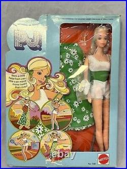 Vintage Barbie Free Moving P. J. #7281 NRFB Mattel 1974