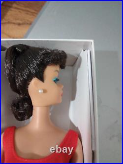 Vintage Barbie Let's Play Barbie Brunette Ponytail Repro Doll Le 2011 Nrfb