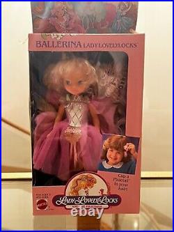 Vintage Lady Lovelylocks Ballerina Doll 1988 Rare Mattel NRFB 1740 Pixietail New