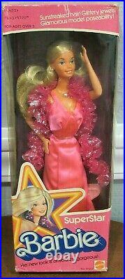 Vintage Mattel 1976 Superstar Barbie Classic Doll #9720 Hard To Find Nrfb