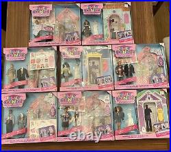 Vintage Mattel Family Corners Doll & Room Scenes Lot Of 8 All NRFB New In Box