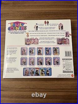Vintage Mattel Family Corners Doll & Room Scenes Lot Of 8 All NRFB New In Box